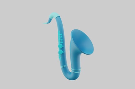 Preview: Azure saxophone instrument