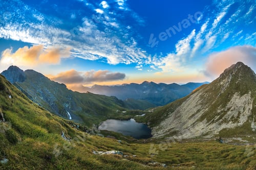 Preview: Capra lake. Fagaras Mountains,Romania