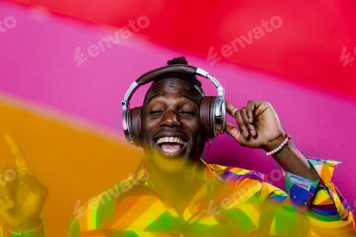 Preview: Artistic portrait with gel lights