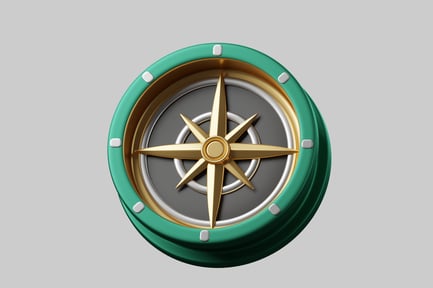 Preview: Circular device with star-shaped centerpiece