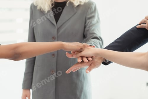 Preview: In the company meeting room Young executives are brainstorming ideas about a new business