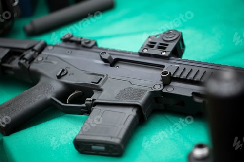 Preview: Assault rifle with silencer