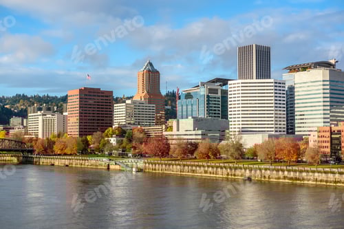Preview: Portland city skyline