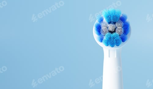Preview: Modern smart sonic or electric toothbrush.