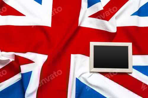 Preview: Union jack flag and clipboard