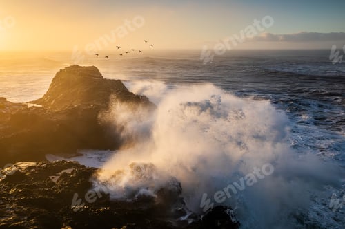 Preview: Sunrise at Cape Dyrholaey, the most southern point of Iceland