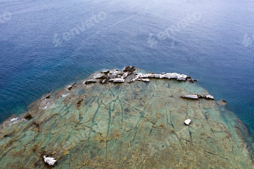 Preview: Rock formations at beautiful Thassos Islands,Greece
