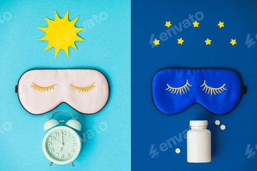 Preview: Concept of rest, quality of sleep, good night, insomnia, relaxation, mental health
