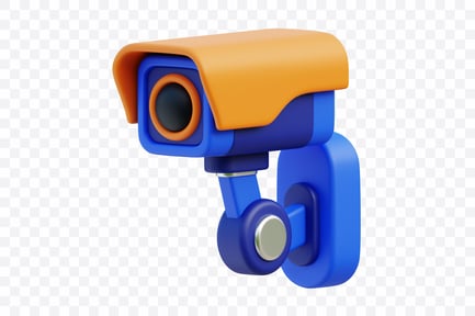 Preview: CCTV Camera Turret with Cable