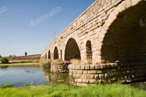 Preview: Ancient Roman bridge in Merida, Badajoz, Extremadura, Spain
