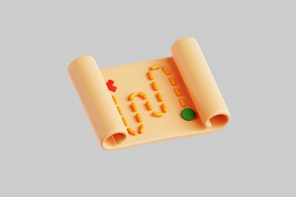 Preview: Scroll with the number "100"