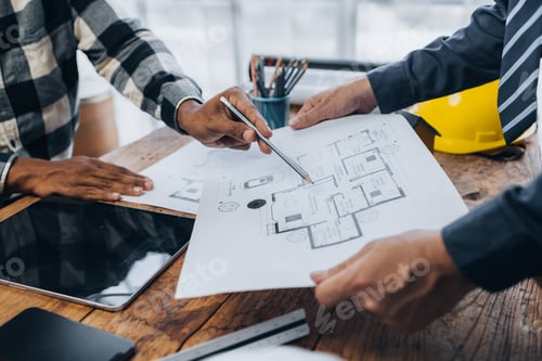 Preview: Architects and engineers jointly design and build houses, edit plans, design houses according to sta