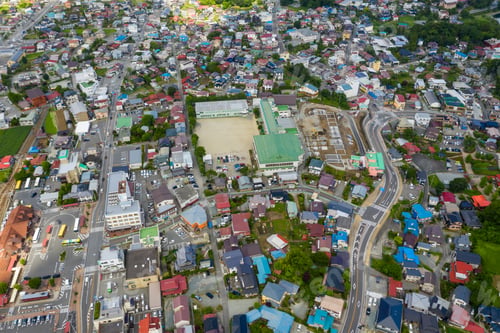 Preview: Ishigaki Island, Japan, 18 June 2019: Top view of Ishigaki Island