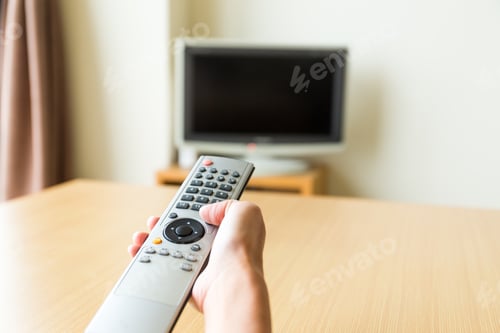 Preview: TV remote control in hand