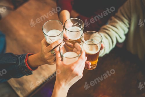 Preview: People toasting with craft beers