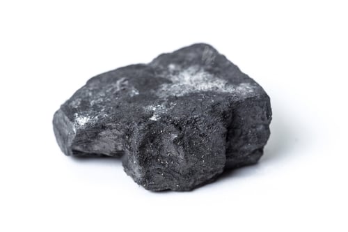 Preview: Natural wood charcoal Isolated on white