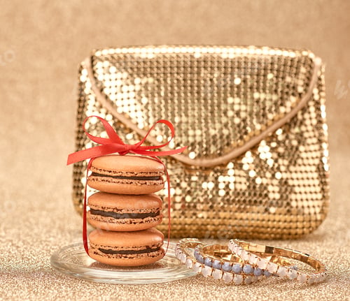 Preview: Macarons, handbag