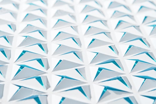 Preview: Geometric abstract background. Paper with triangular cuts.