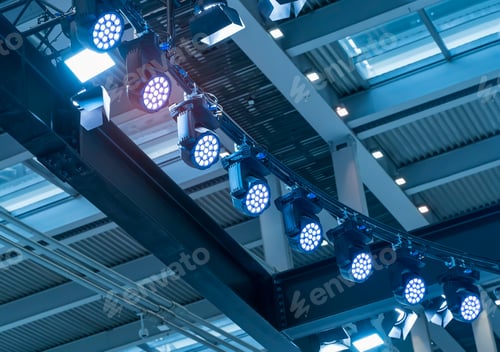 Preview: Led Light On Mall Roof.