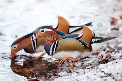 Preview: Mandarin duck (Aix galericulata)