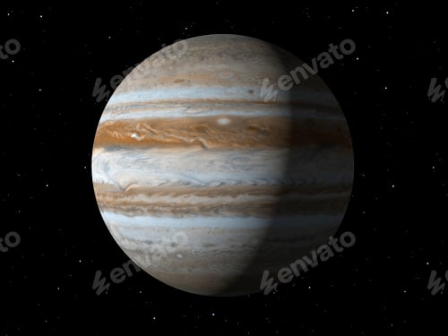 Preview: Planet Jupiter done with NASA textures