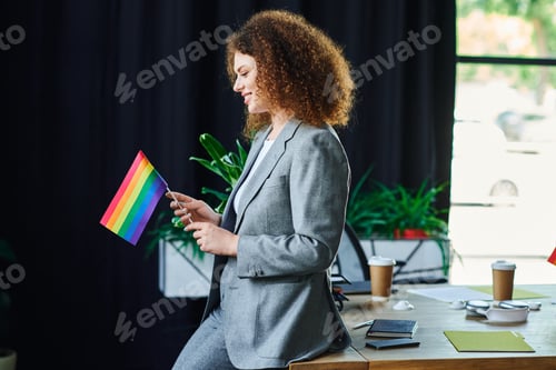 Preview: Celebrating diversity in the workplace with pride at the office of KP during a sunny afternoon