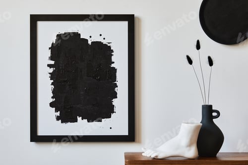 Preview: Creative composition of minimalist living room