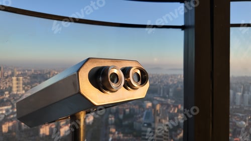Preview: Viewpoint from a high location overlooking the city
