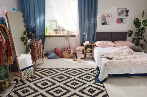 Preview: Interior of bedroom for girl