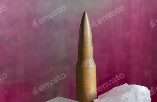 Preview: Close-up shot of a cartridge on a blurred background
