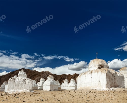 Preview: Buddhist chortens, Ladakh