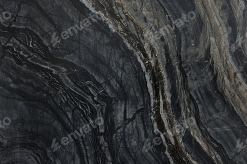Preview: Texture of dark marble surface as background, top view