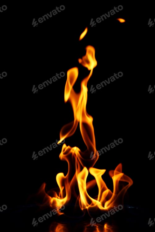 Preview: Glowing fire flame