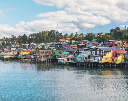 Preview: Gamboa Palafitos Stilt Houses - Castro, Chiloe Island, Chile