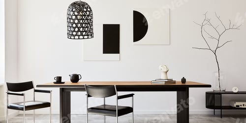 Preview: Stylish dining room interior