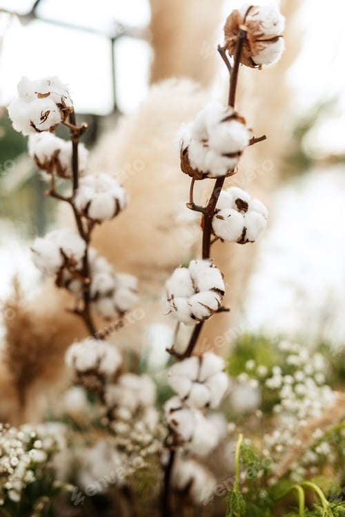 Preview: elegant wedding decorations made of natural flowers