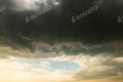 Preview: thunder storm sky Rain clouds