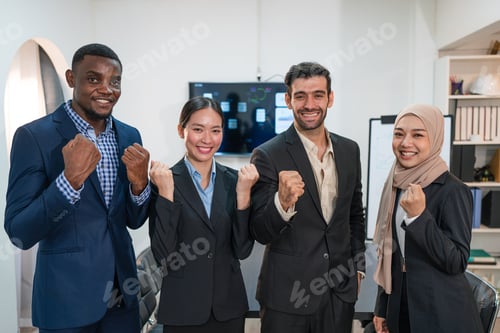 Preview: Successful business team Brainstorm Working Concept.