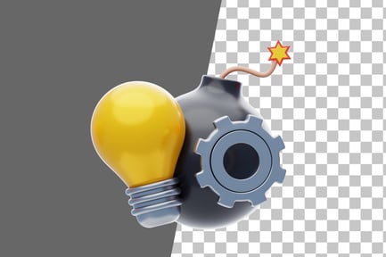 Preview: Disruptive Ideas 3D Icon