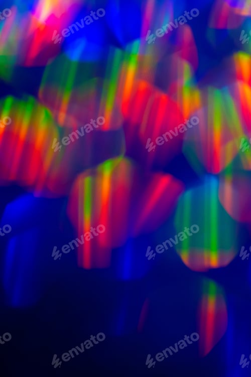 Preview: Holographic rainbow abstract background vertical orientation