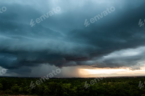 Preview: thunder storm sky Rain clouds