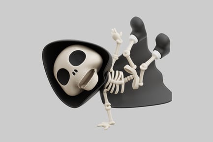 Preview: Cartoon grim reaper character
