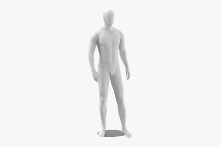 Preview: Male Clothing Mannequin Modular System 01