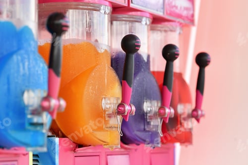 Visualização: Recipientes de granito gelado Dispositivo de suco para bebidas de verão