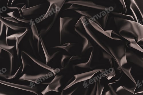 Preview: full frame of folded dark silk cloth as background
