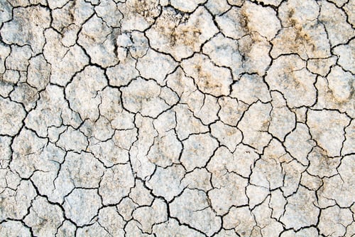 Preview: Cracked dry land without water