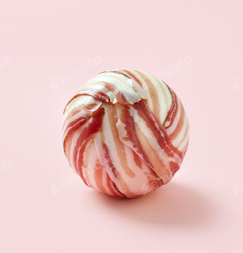 Preview: ball of prosciutto slices