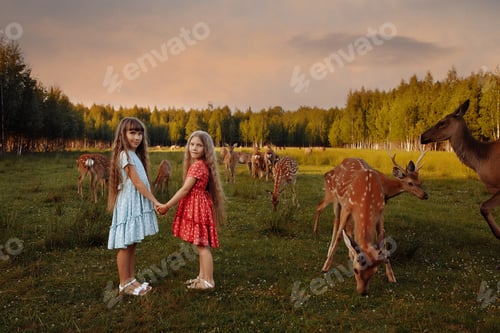 Preview: Two sisters on a deer farm