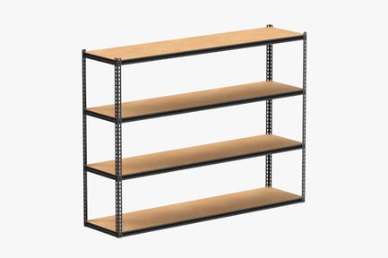 Preview: Four-Tier Industrial Shelving Unit