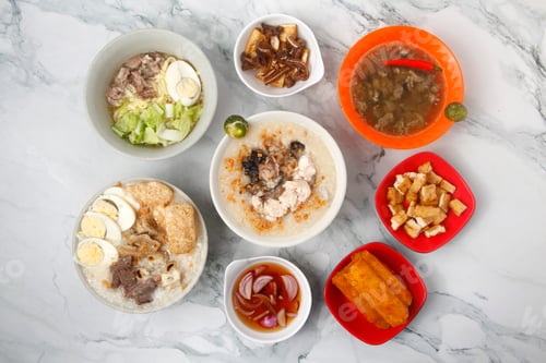 Preview: Freshly cooked assorted Filipino food